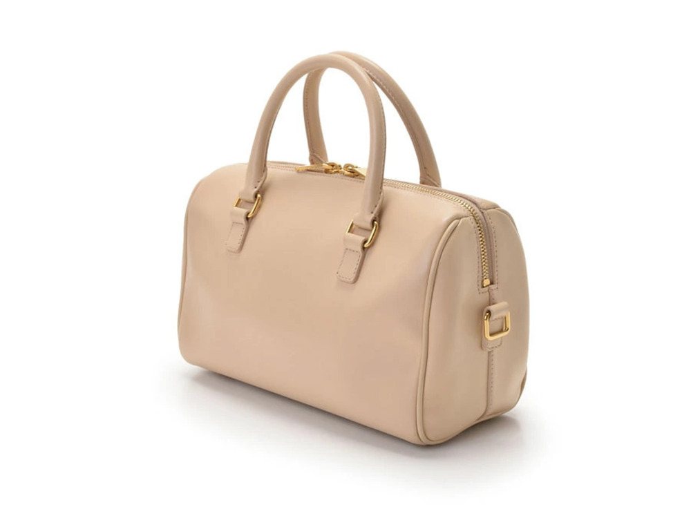 Saint Laurent Baby Calfskin Beige Duffle Tan